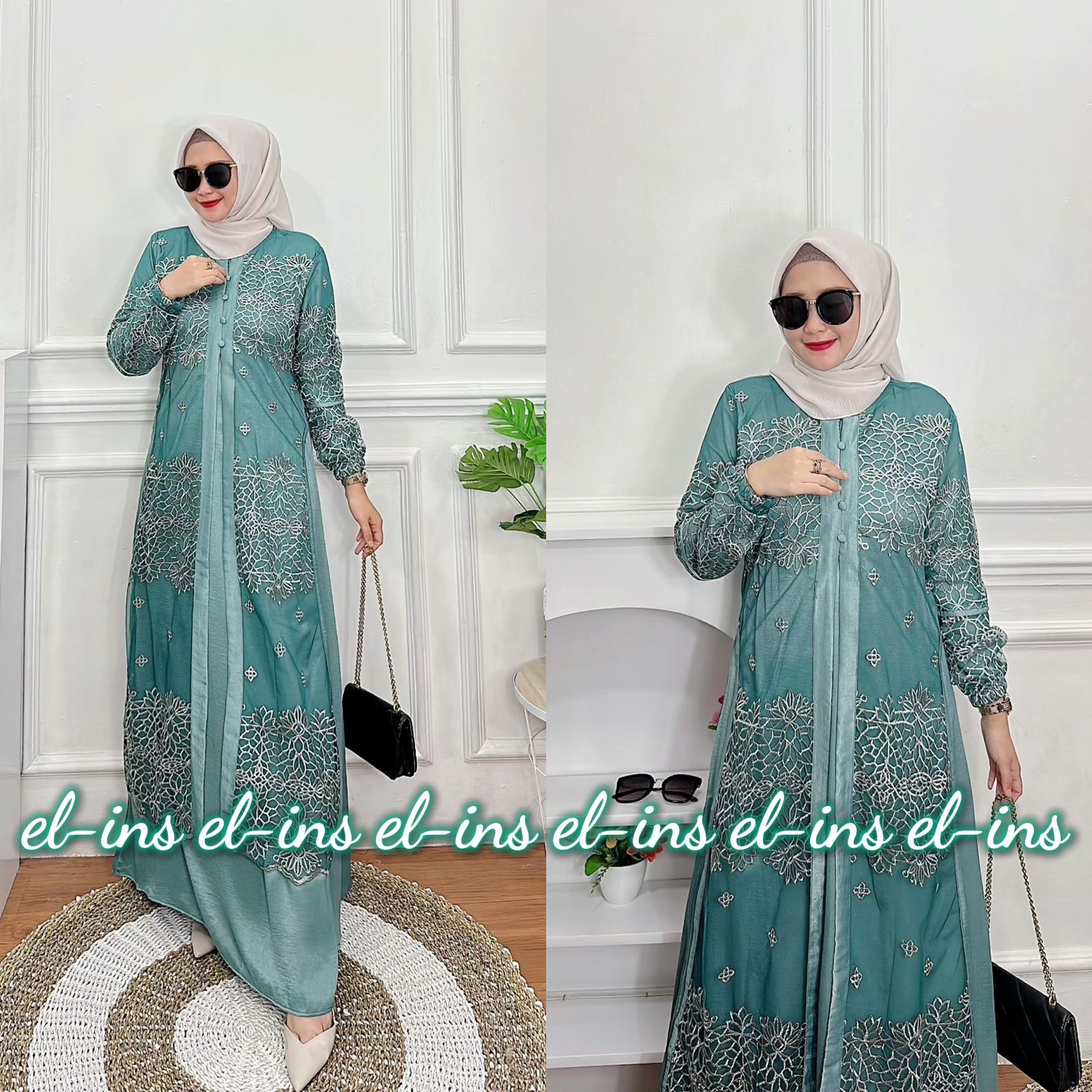 Gamis hilwa dress dari indonesia ( P.O )