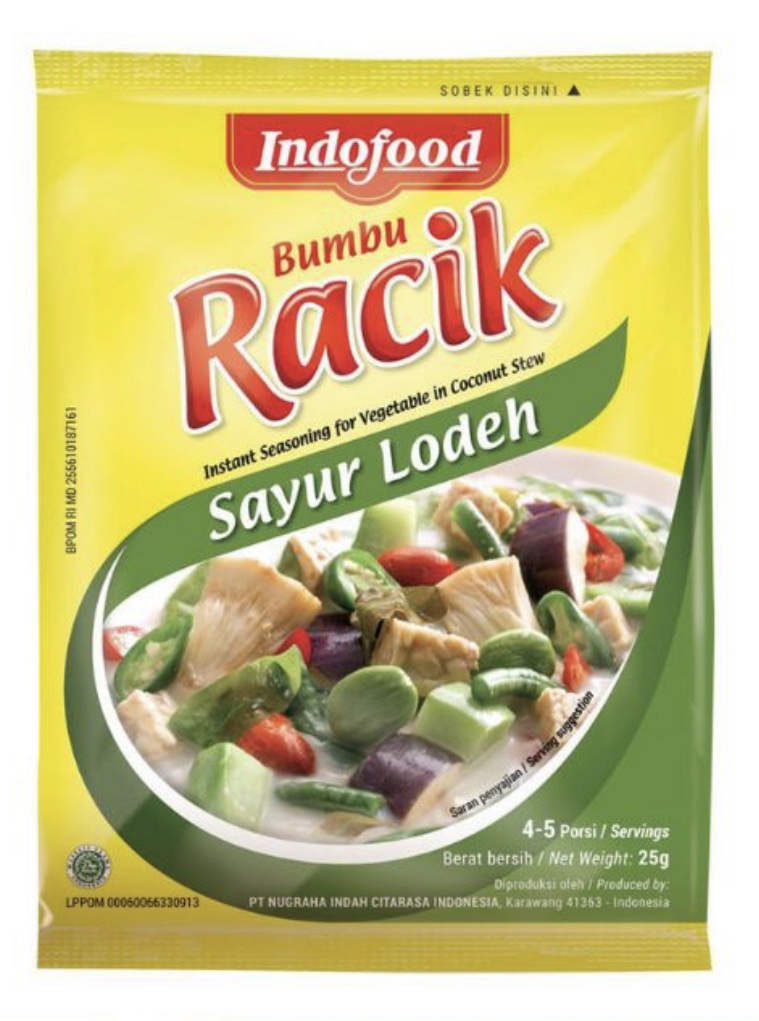 Indofood racik sayur lodeh /sachet