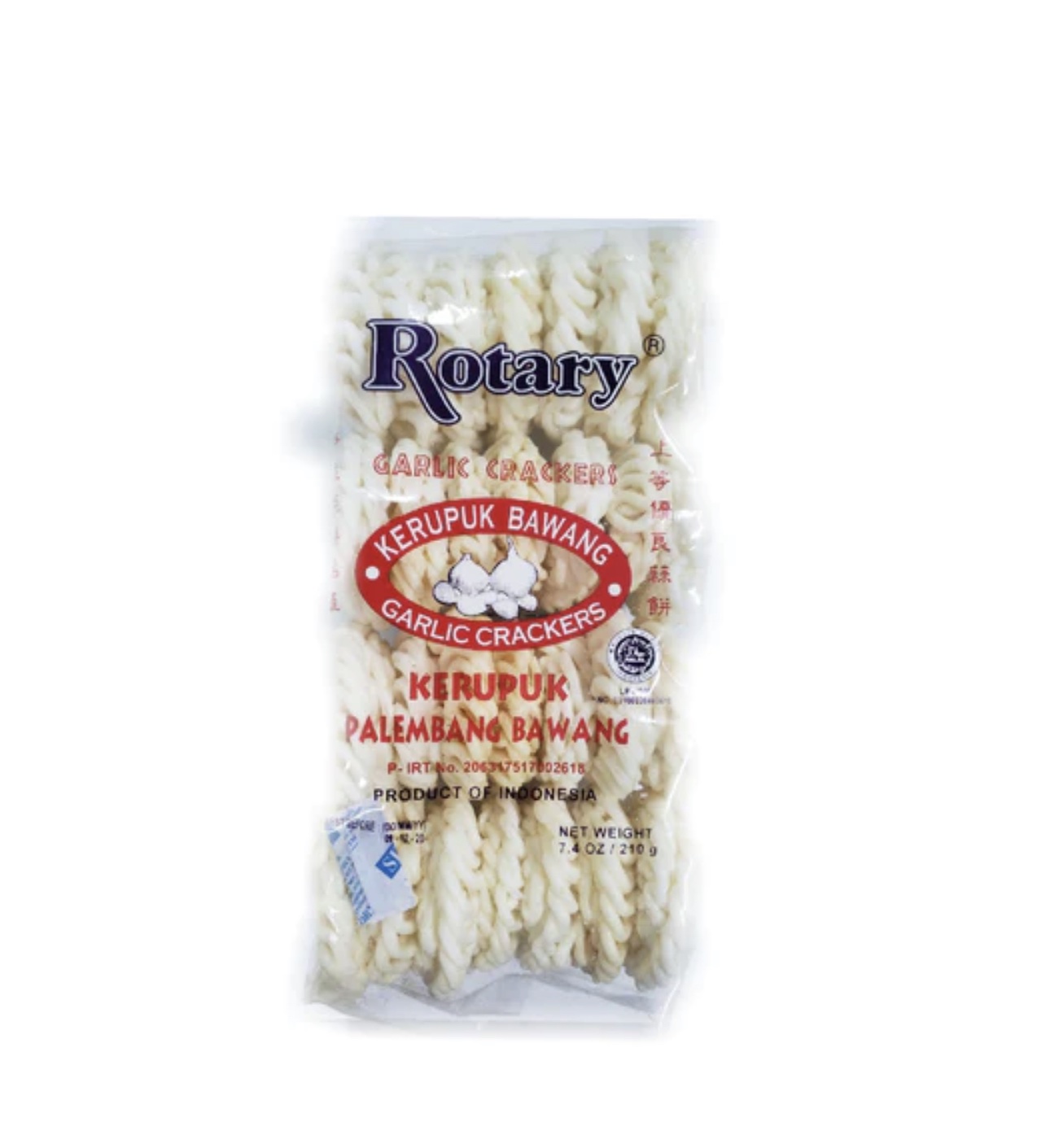 Kerupuk rotary rasa bawang /bks