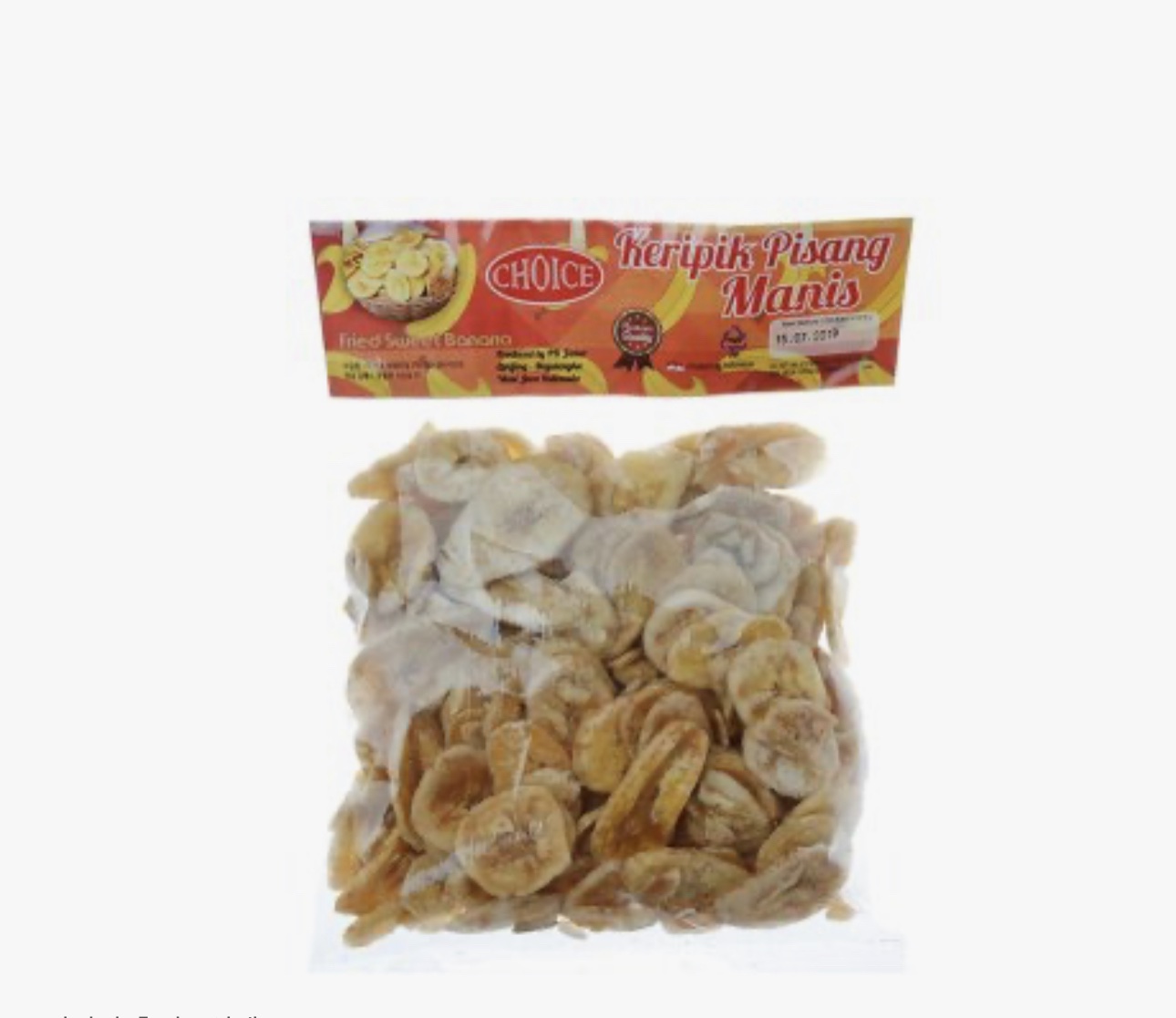 Keripik pisang manis /bks