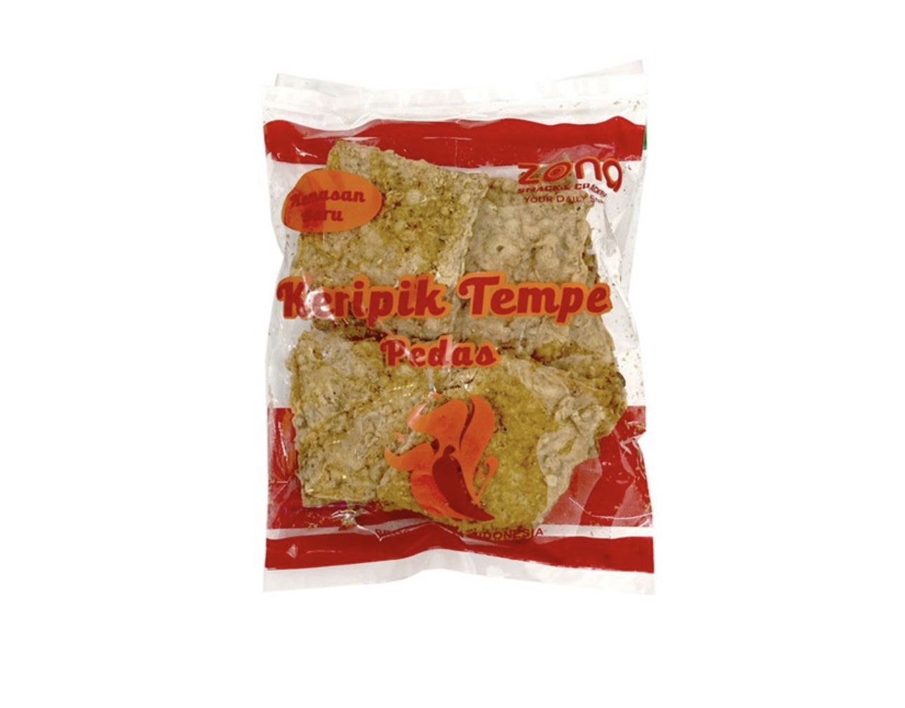 Keripik tempe pedas /bks